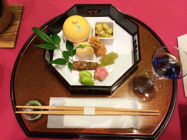 会席料理の前菜