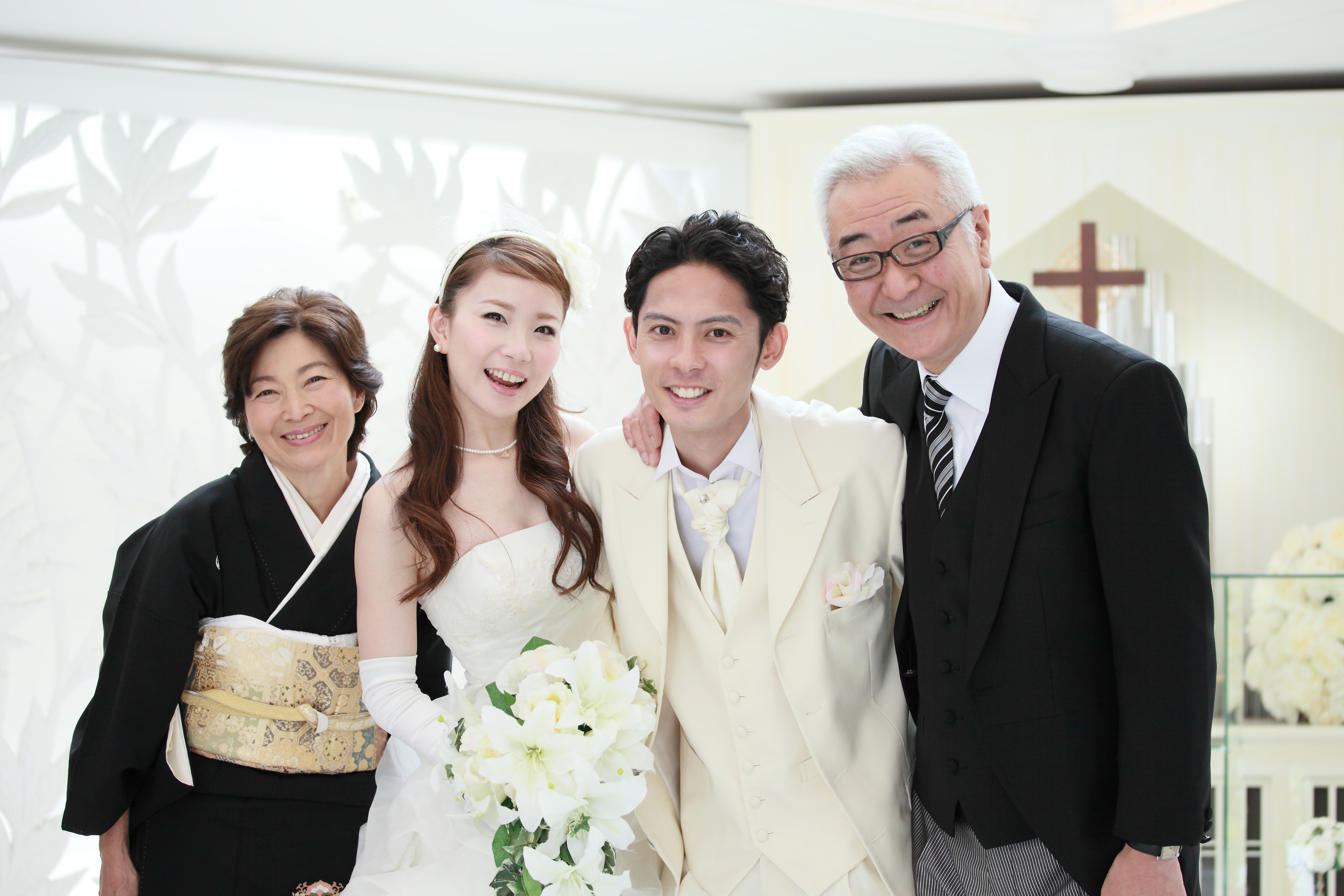 新郎新婦と両親