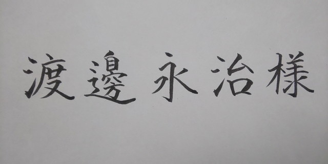 ゼブラ＜筆サイン＞の細字の宛名書き