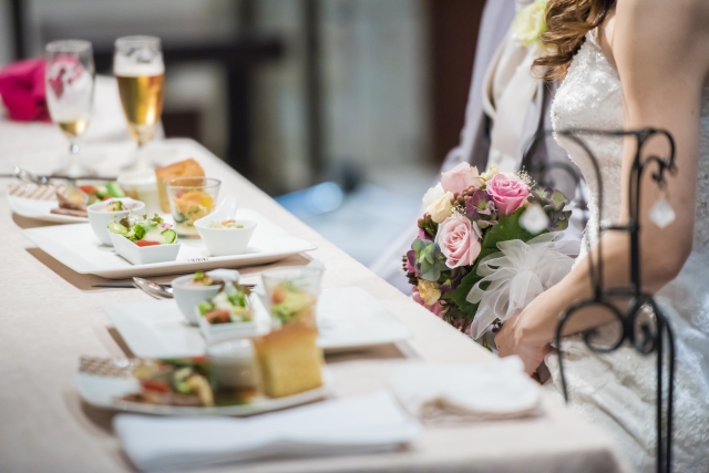 結婚式のお料理