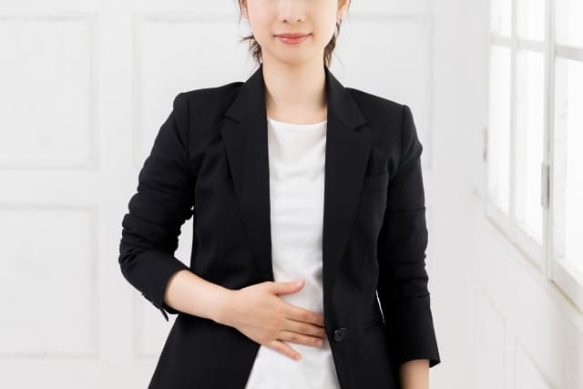妊娠した女性