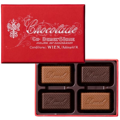 DEMEL(デメル)「ソリッドチョコレート 4粒入」