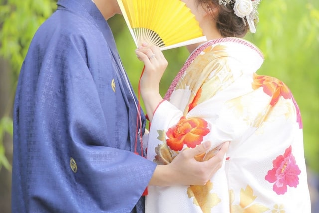 前撮りの和装カット