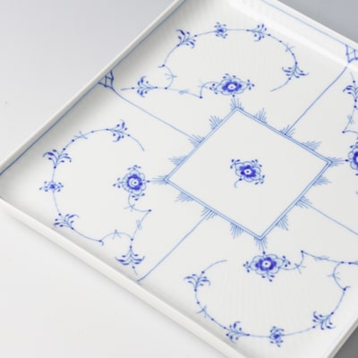 Royal Copenhagen(ロイヤルコペンハーゲン)「ブルーパルメッテ プレート 26cm」