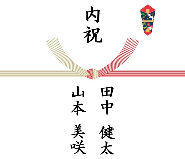 事実婚の結婚内祝いの熨斗