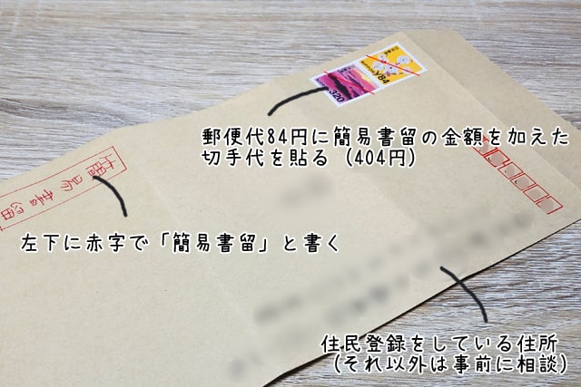 返信用封筒