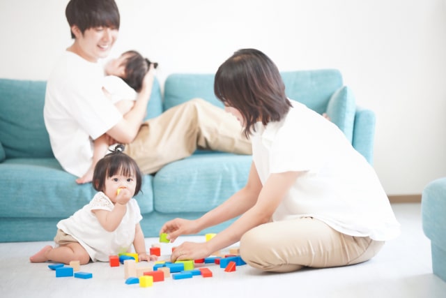 姉妹と両親