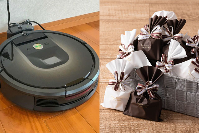 ロボット掃除機とプチギフト