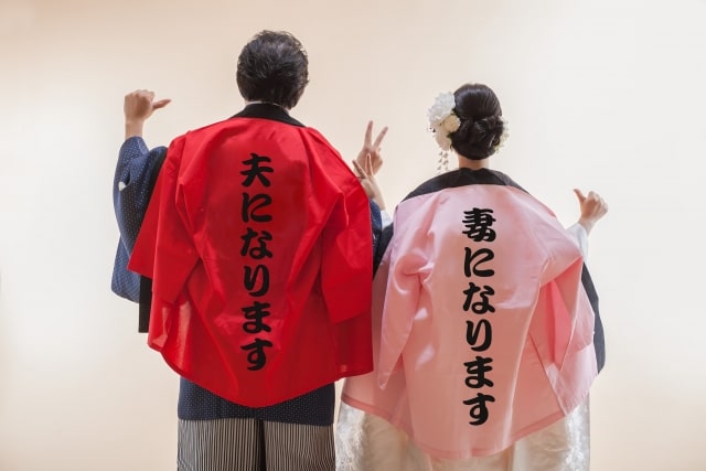 前撮りのおもしろ写真