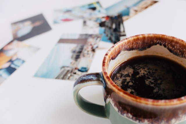 写真とコーヒー