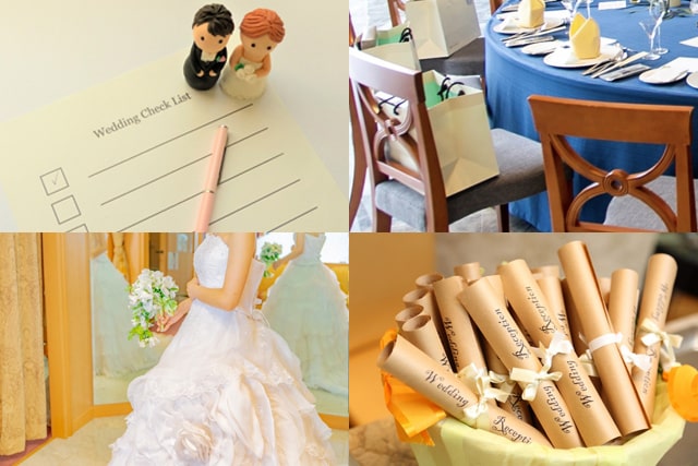 さまざまな結婚式の準備