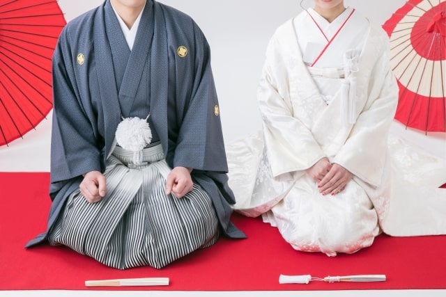 和装でのフォトウェデイング