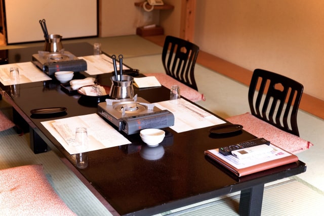 老舗料亭の座敷