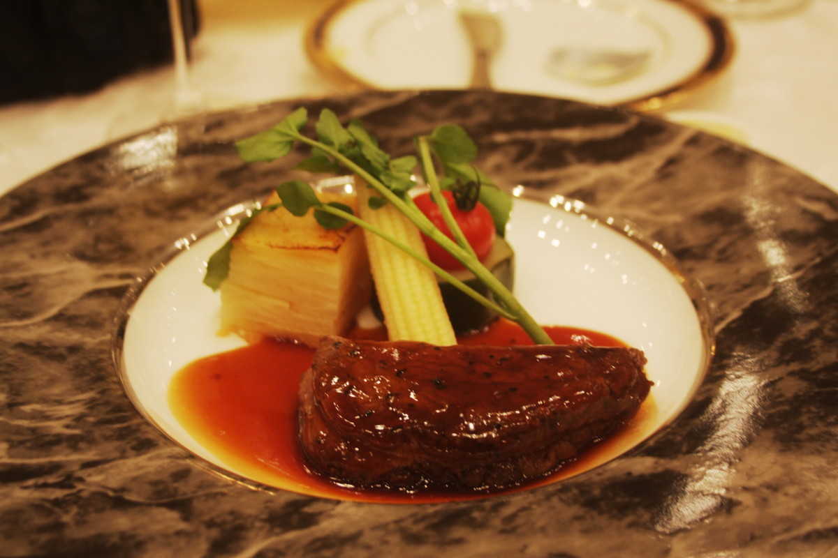 披露宴のフレンチ料理