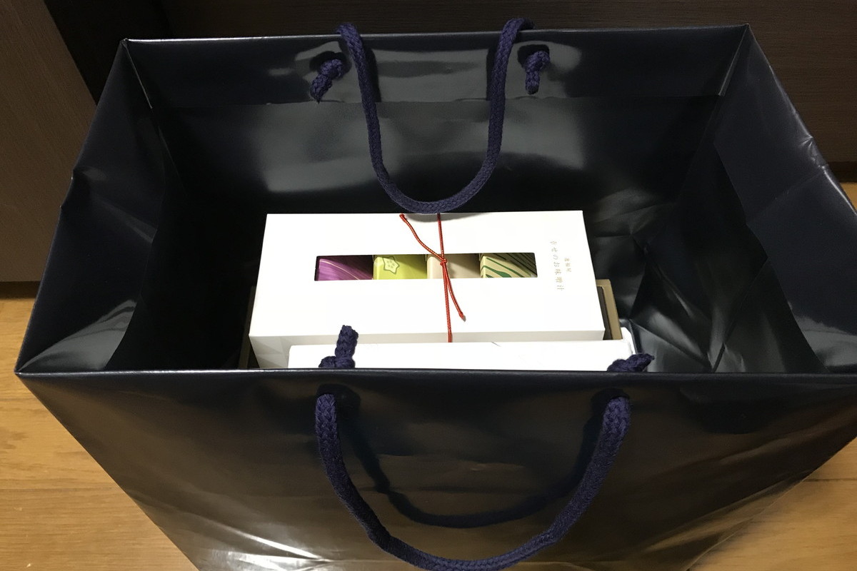 ハウスさんの貰った引き出物の中身