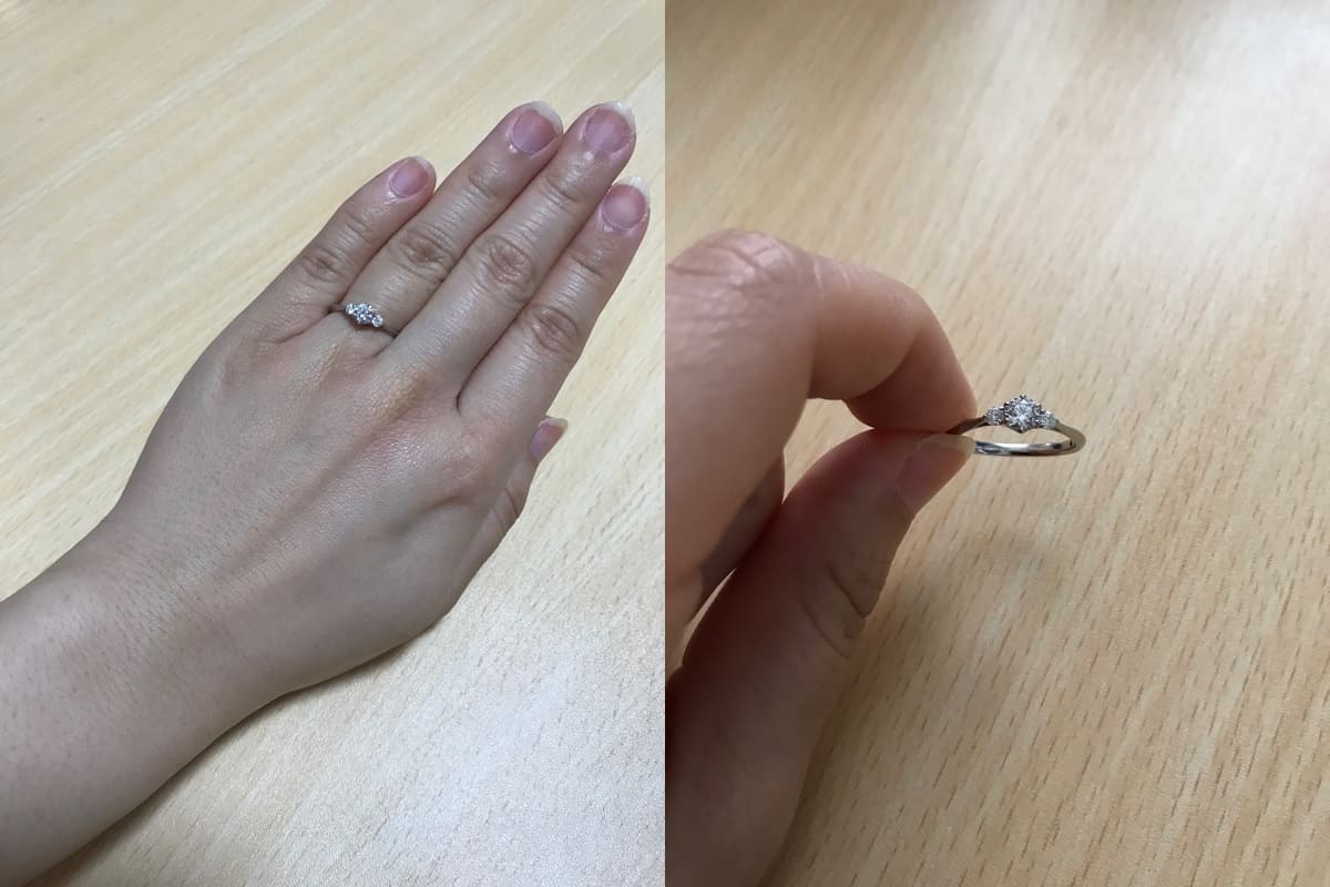 かなさんの婚約指輪と結婚指輪の口コミ