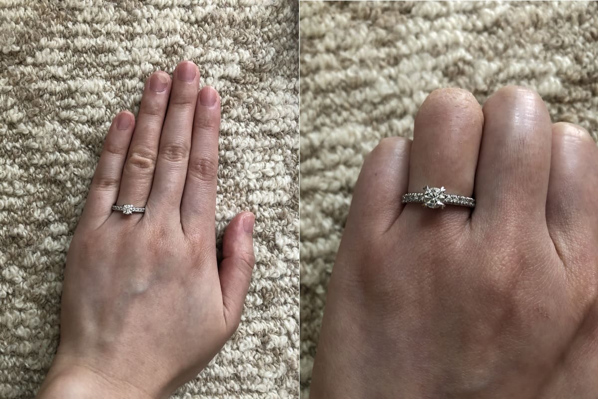 まみやんこさんの婚約指輪と結婚指輪の口コミ