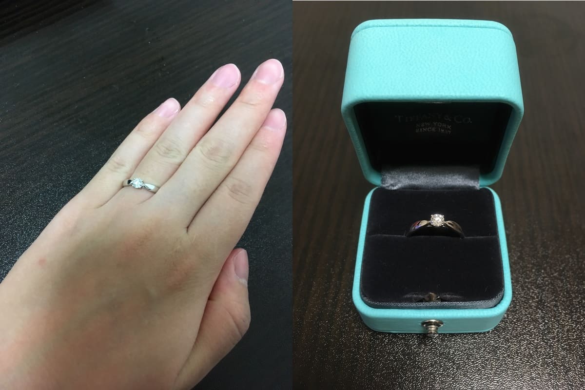 もえぱかさんの婚約指輪と結婚指輪の口コミ