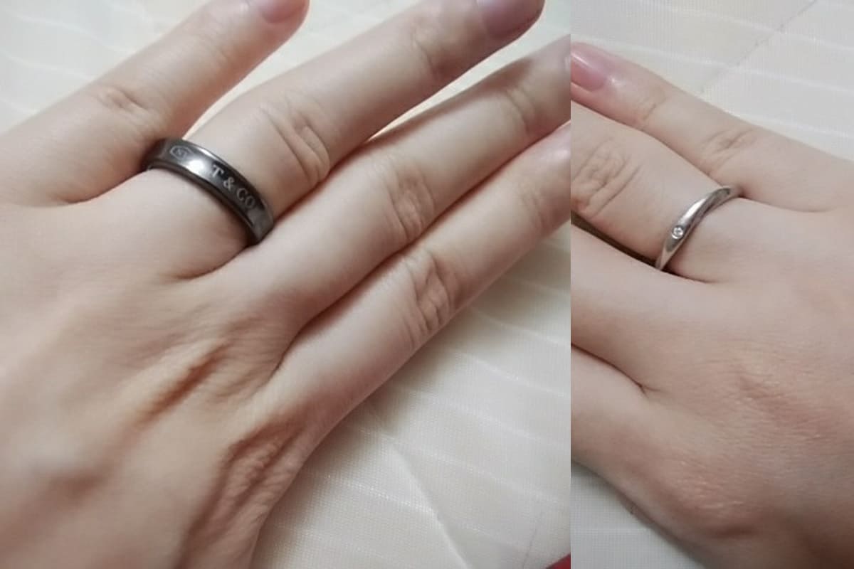 koenko33さんの婚約指輪（４℃）と結婚指輪（ティファニー）の口コミ
