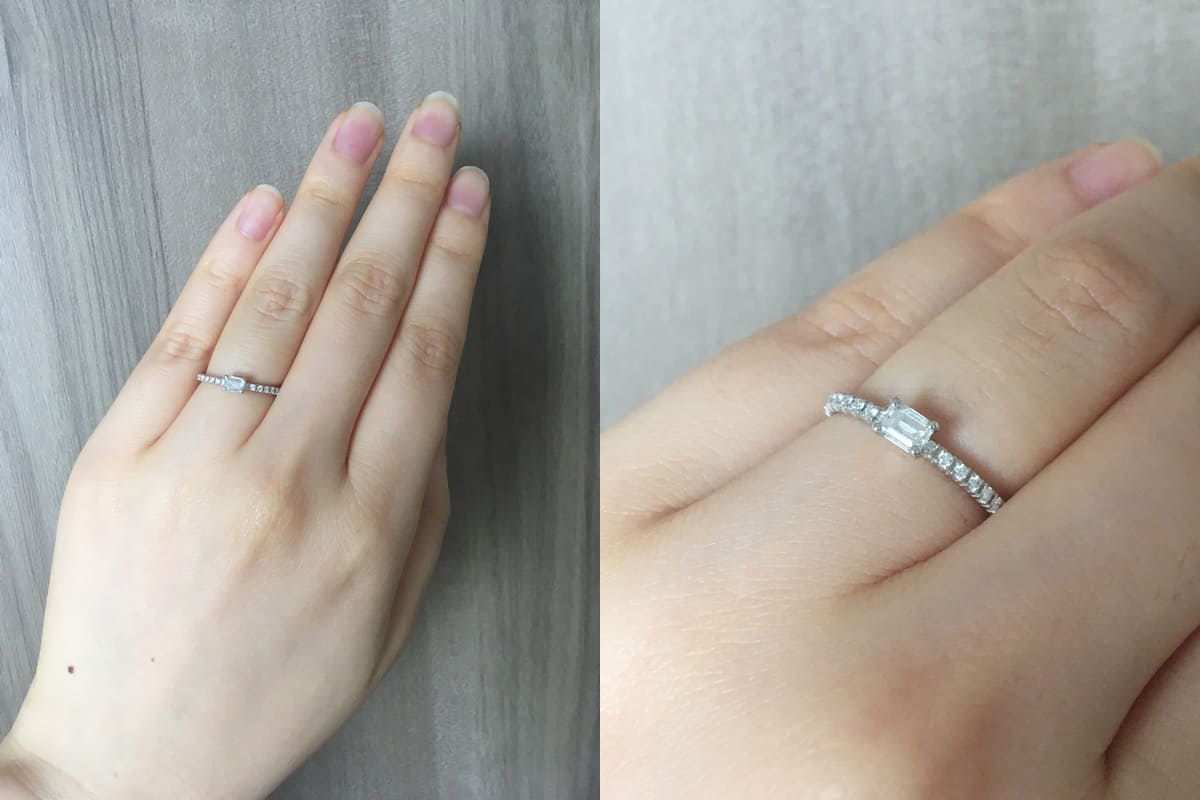 フクコさんの結婚指輪（カルティエ）と婚約指輪（カルティエ）の口コミ