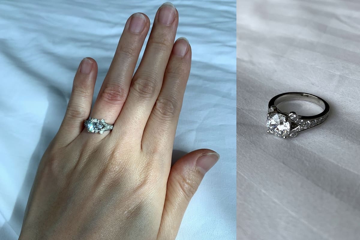 SAさんの結婚指輪と婚約指輪（GULF STAR GEMS) の口コミ