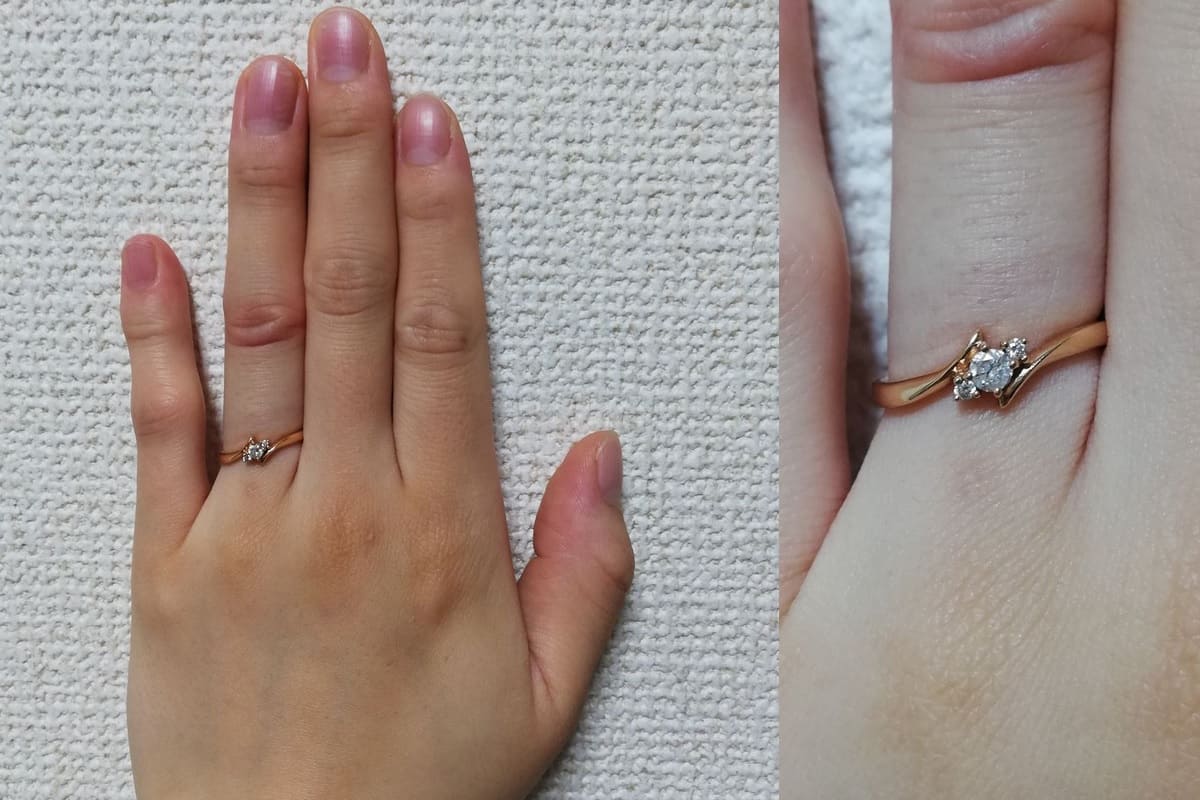 Tb2020さんの結婚指輪と婚約指輪