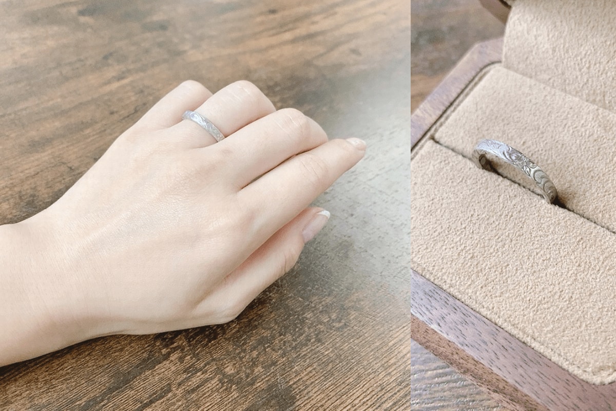 naoさんが貰った結婚指輪